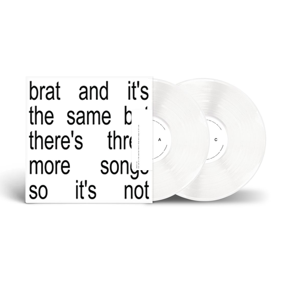 Brat and it's the same but there's three more songs so it's not [White Vinyl] vinylsbase