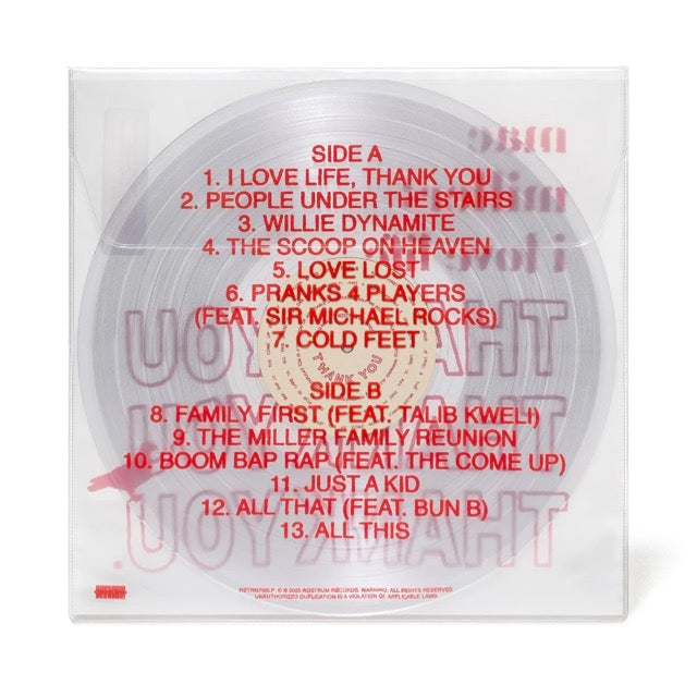 I Love Life, Thank You [Clear Vinyl] vinylsbase
