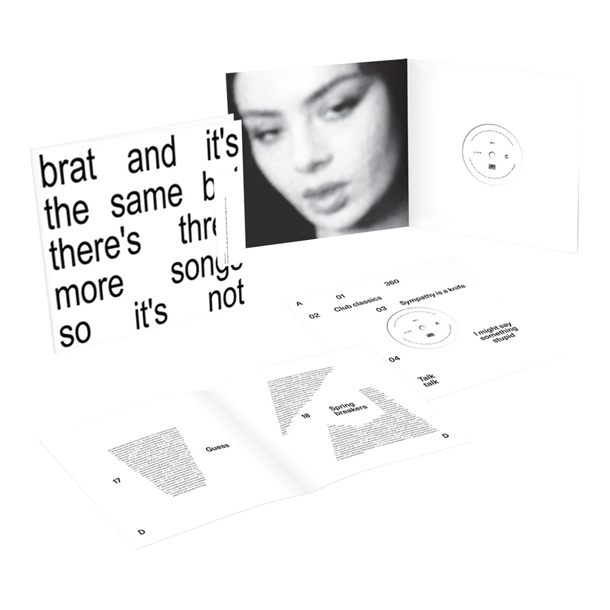 Brat and it's the same but there's three more songs so it's not [White Vinyl] vinylsbase